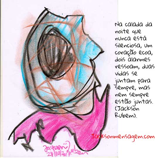 DEsenho ilustrando Frases fortes e marcantes 