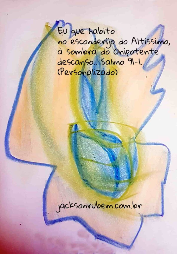 Imagem Salmo 91 com versículo - 1