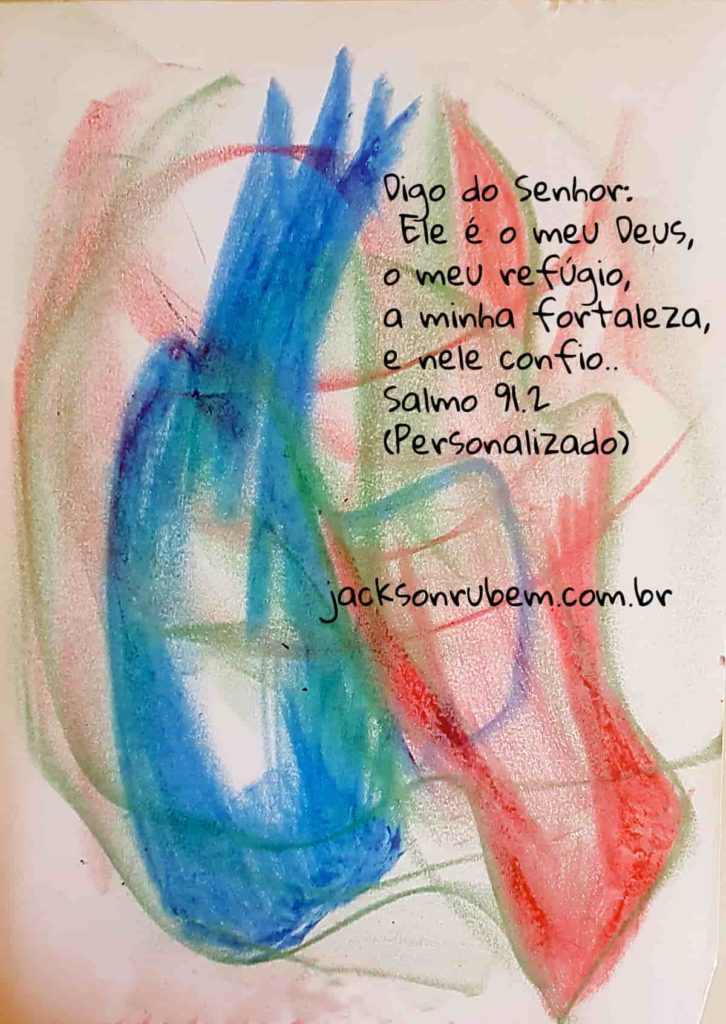 Imagem Salmo 91 com versículo - 2